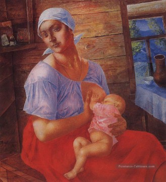 mère 1915 Kuzma Petrov Vodkin Peinture à l'huile